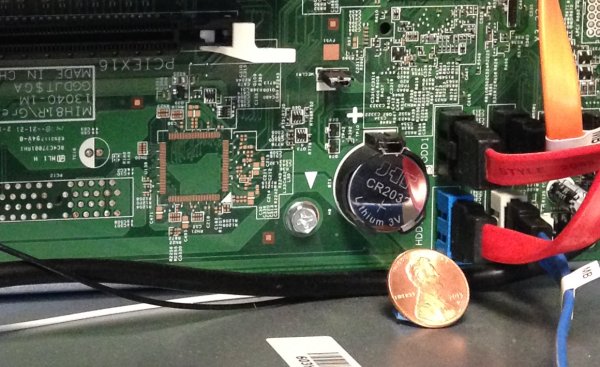 CMOS Battery inside a pc